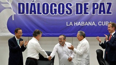 Firma del proceso de paz