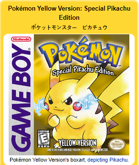 Pokémon Yellow: Special Pikachu Edition