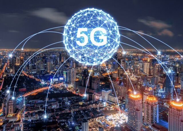 Telefonía móvil 5G.