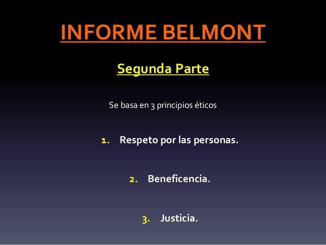 Informe Belmont