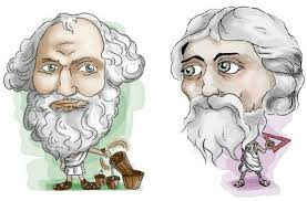 Tales de Mileto (ca. 625 - 547 a. C.) y Pitágoras (ca. 570 - 480 a. C.)