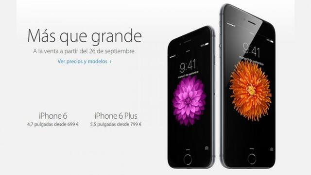 Lanzamiento del iPhone 6 y iPhone 6 Plus