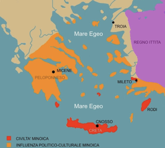 Dominio Miceneo sulla Grecia continentale