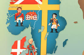 Norge i union med Danmark og Sverige