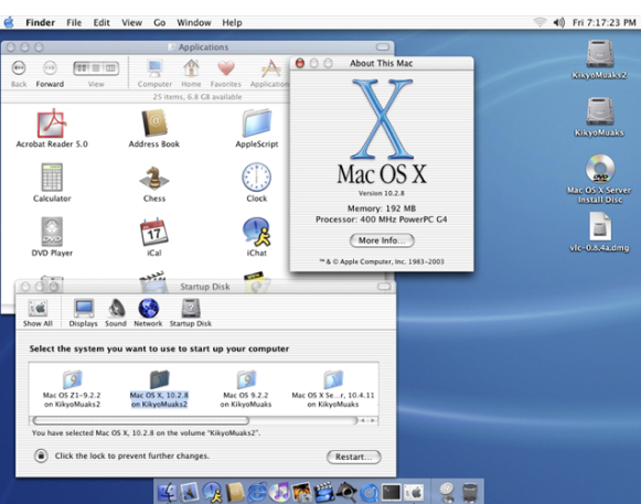 El MAC OS X v 10.2 JAGUAR