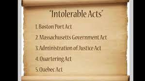 Intolerable Acts