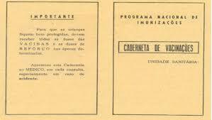 Aprovação do modelo da Caderneta de Vacinação