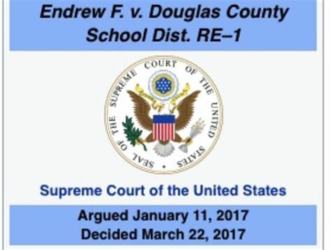 Endrew F. v. Douglas County School DIstrict