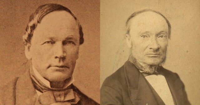 Ivar Åsen og Knud Knutsen