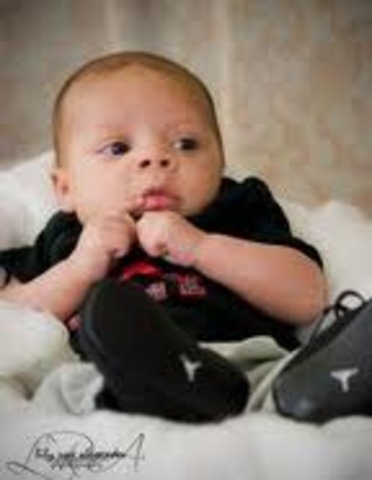 His girlfriend gave birth