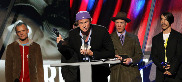 RHCP gets inducted into Rock & Roll Hall of Fame