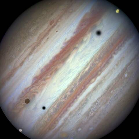 Galileo discovers Jupiter's moons