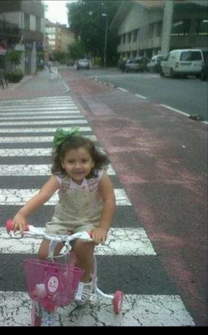 NIRE LEHENENGO ALDIZ BIZIKLETAN IBILTZEN