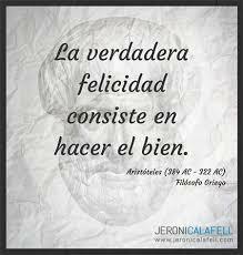 La felicidad según Aristóteles