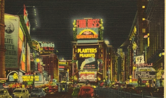 Anuncios electrónicos en Times Square