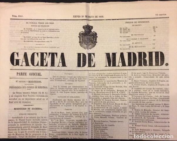 La Gaceta de Madrid