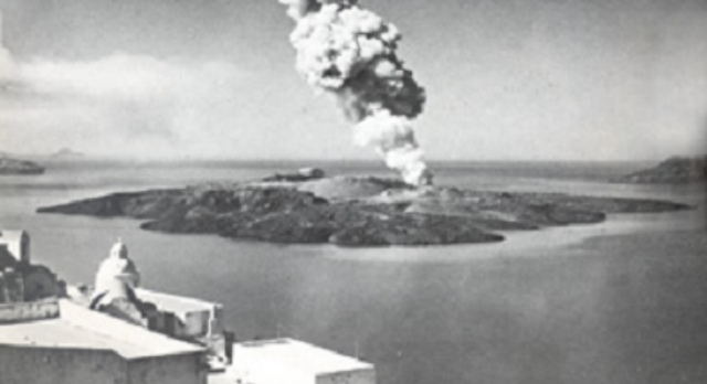 Erupción del volcán de Tera  (Santorini)