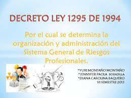 SISTEMA GENERAL DE RIESGOS PROFESIONALES