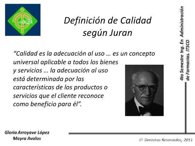 Concepto de calidad