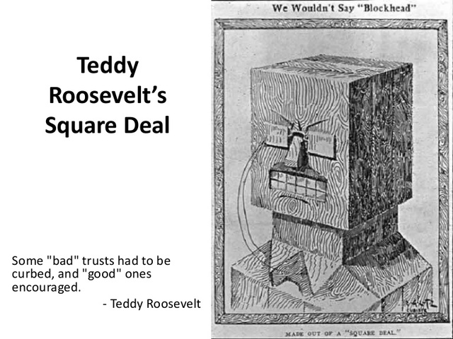 Teddy Roosevelt’s- Square Deal