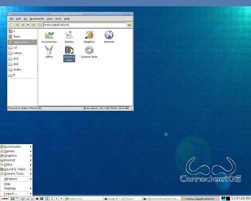 Linux: Connochaet OS