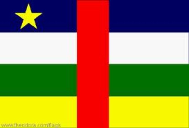 Central Africa Republic gained Independence from France in 1960