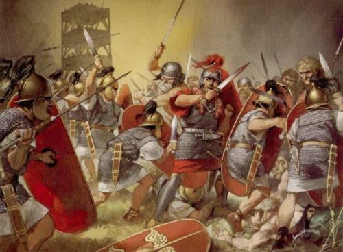 Invasión de los romanos a la Península ibérica durante el Siglo II a.C.