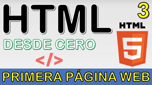 Primera versión de HTML 3