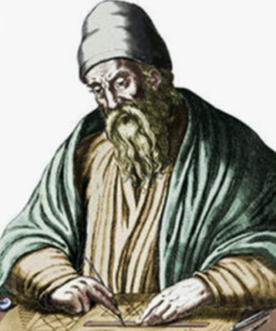 Euclid writes 2 proofs of Pythagorean Theorem