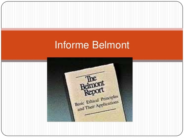 El Informe Belmont