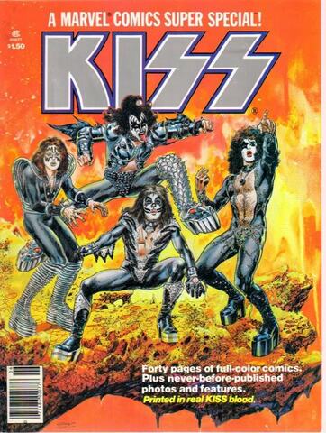 ROCK KISS EN UN COMIC
