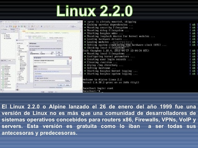Serie 2.2 del núcleo Linux