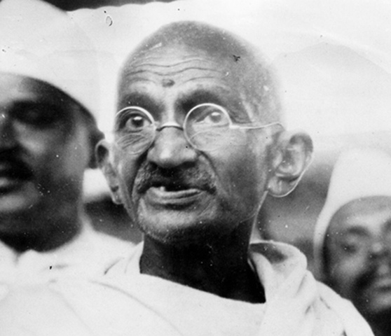 Gandhi begins peaceful revolution