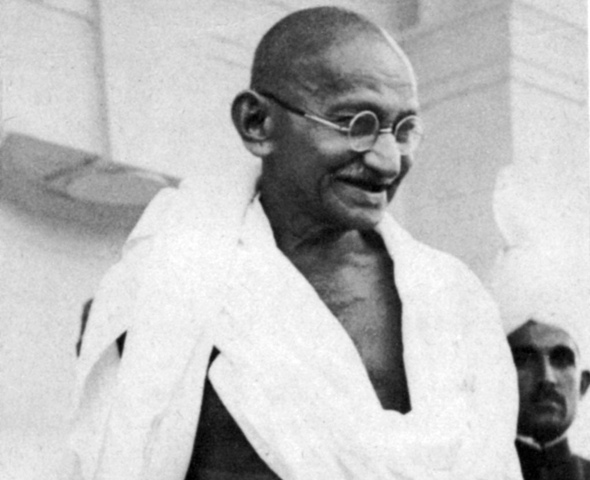 Gandhi is imprisoned twice