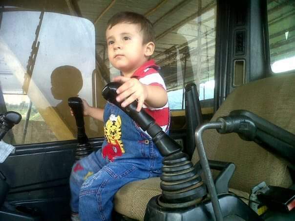 VISITANDO EL TRABAJO DE MI PAPI