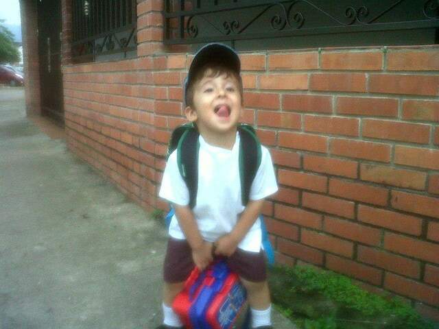 MI PRIMER DIA DE COLEGIO