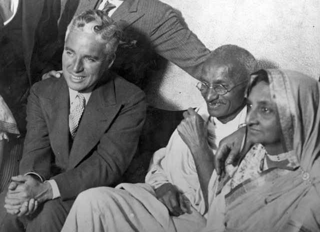 When was Gandhi born, and his parents.