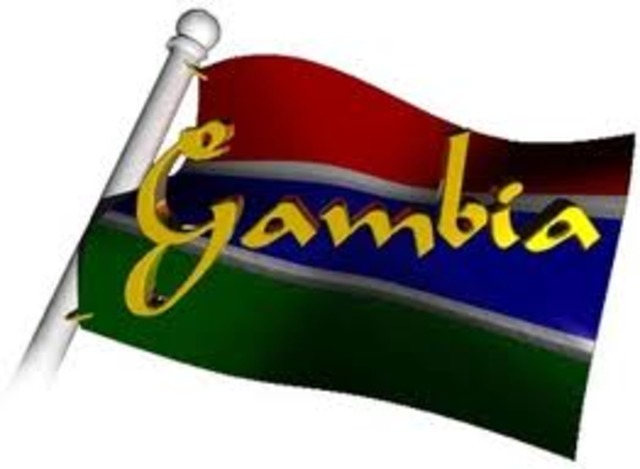 Gambia gains independence from Britian