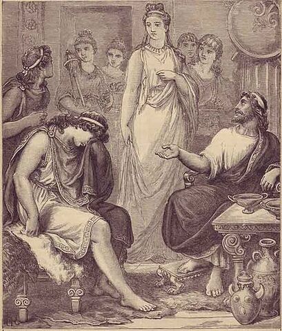 Nella reggia di Menelao (Lacedemone)