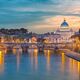 Italy rome st peters basilica at sunset 543346433 58e23b265f9b58ef7e532287