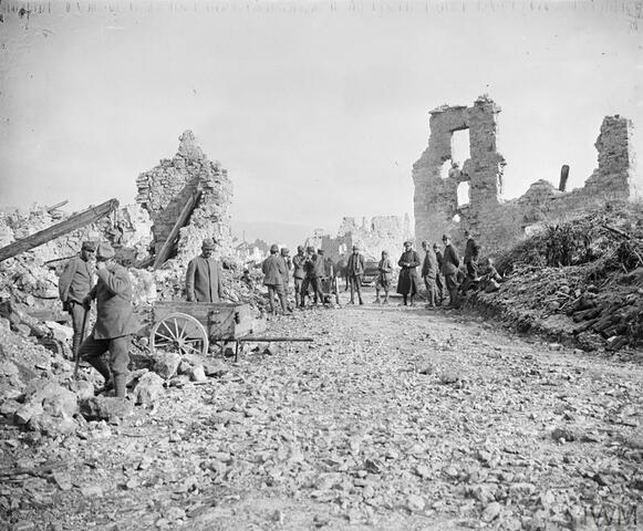 Los británicos y los italianos derrotan a los austriacos en Vittorio Veneto