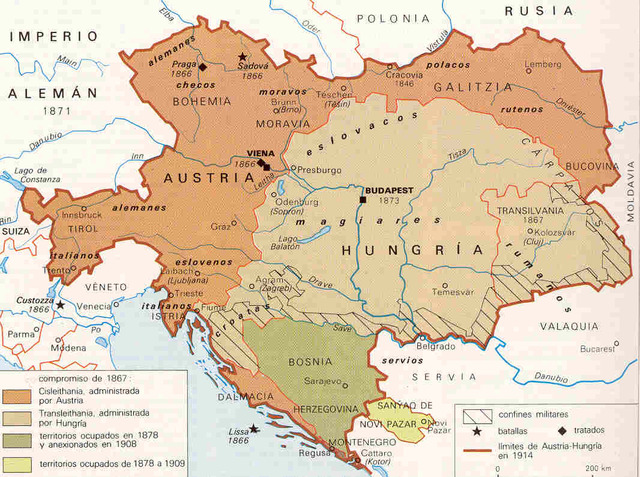 Austria-Hungría declara la guerra a Serbia.