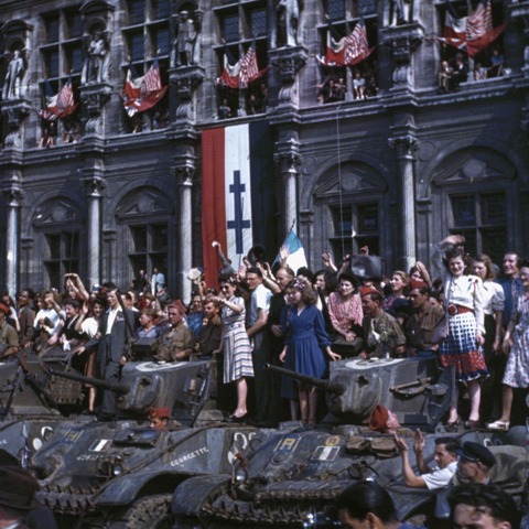 Paris is liberated from German control