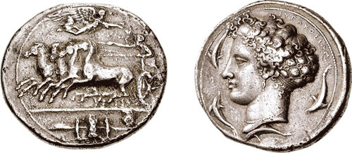 Derrota ante el Tirano de Siracusa.