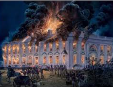 The burning of washington.