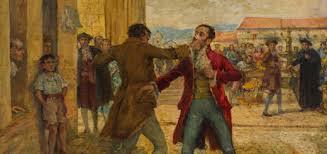 Protesta en Santa Fé De Bogotá