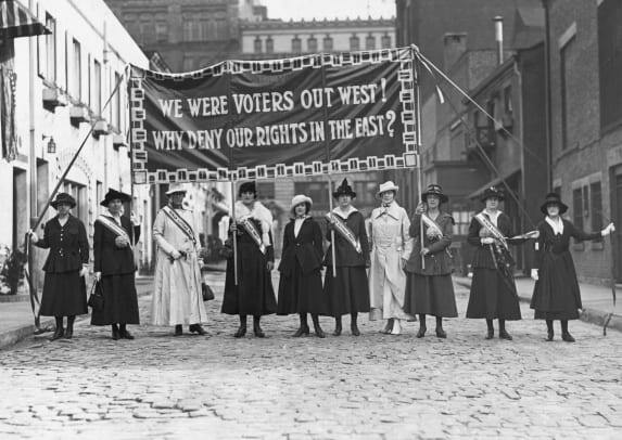 The 1st Women’s Suffrage Amendment was introduced in Congress, but was defeated