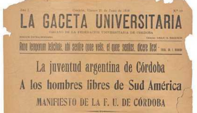 Reforma universitaria de Córdova