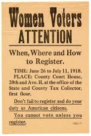 Texas Women can Vote