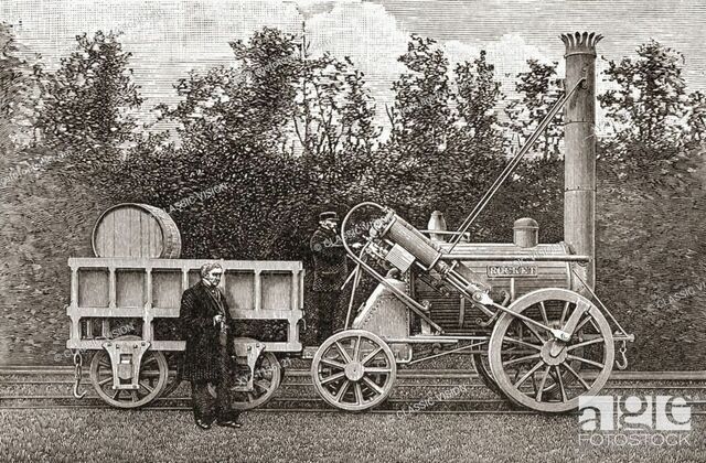 1829 Locomotora de vapor de Stephenson
